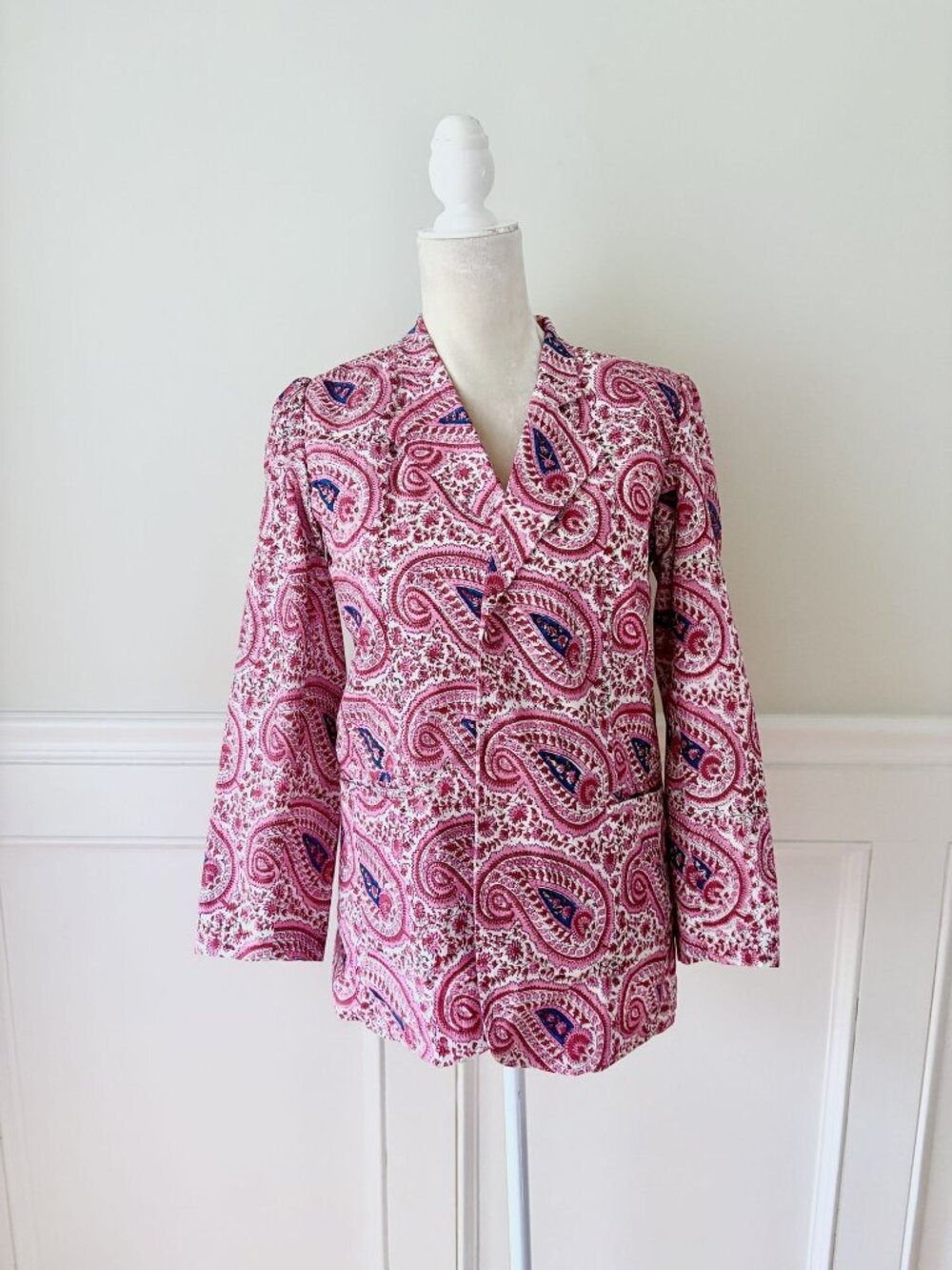 Alix of Bohemia Rasha Paisley Blazer M NWT Cotton